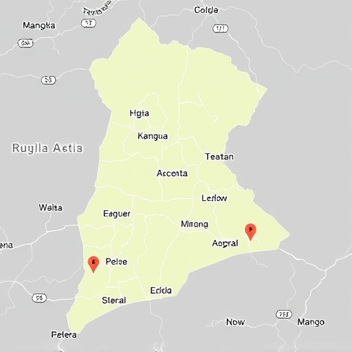 Area Map,County Landmarks