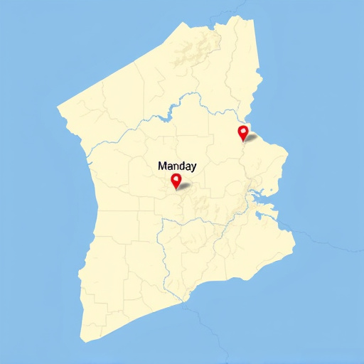 Area Map,County Landmarks