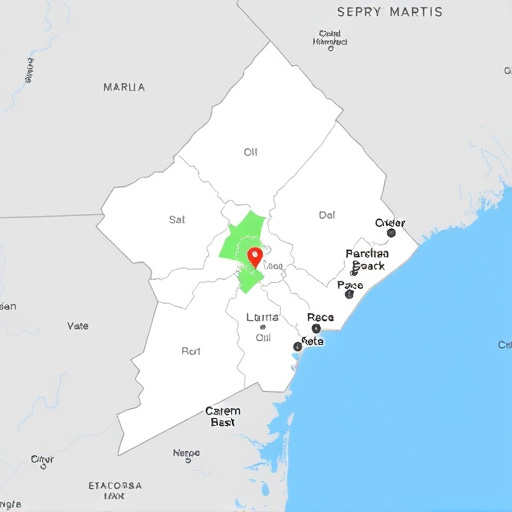 Area Map,County Landmarks