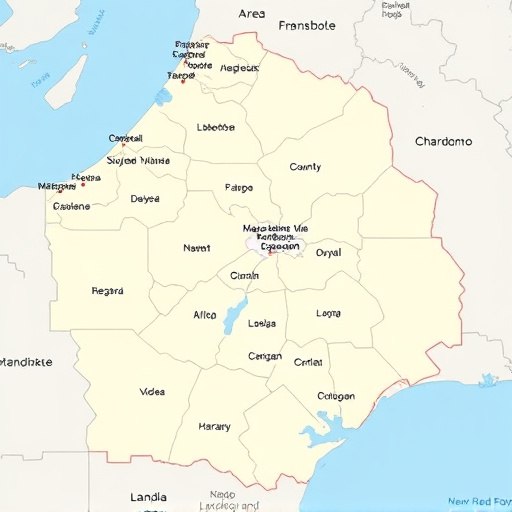 Area Map,County Landmarks