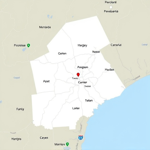 Area Map,County Landmarks