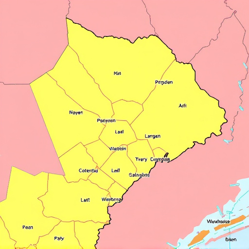 Area Map,County Landmarks