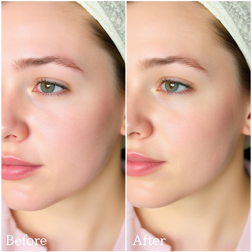 Before After,Smooth Skin