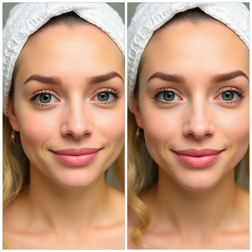 Before After,Smooth Skin