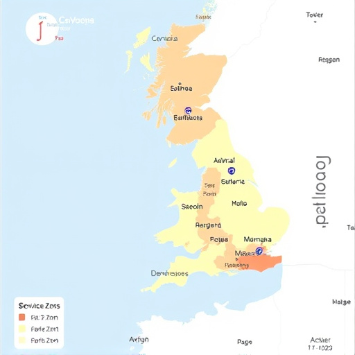 Coverage Map,Service Zones