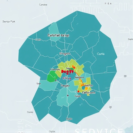Coverage Map,Service Zones