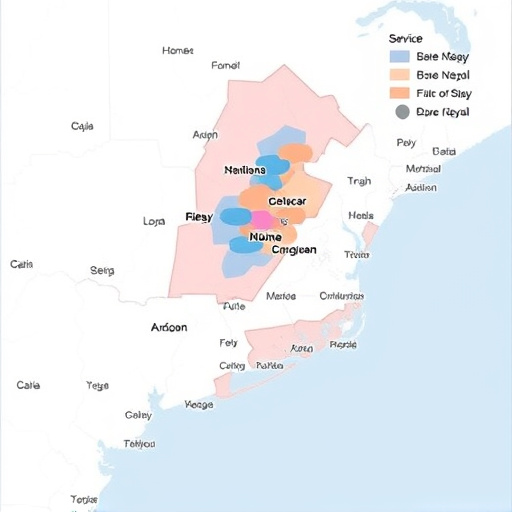 Coverage Map,Service Zones