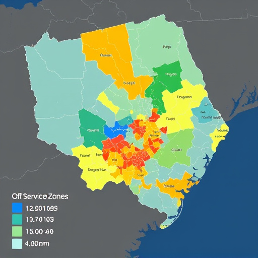 Coverage Map,Service Zones