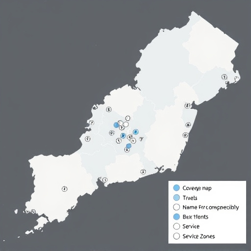 Coverage Map,Service Zones