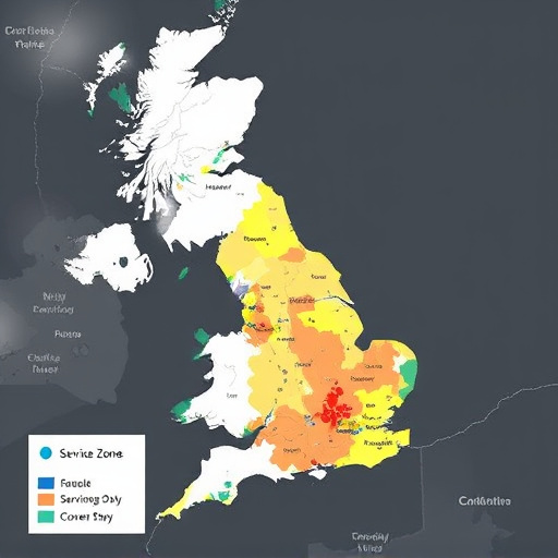 Coverage Map,Service Zones