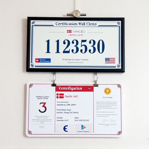 License Display,Certification Wall