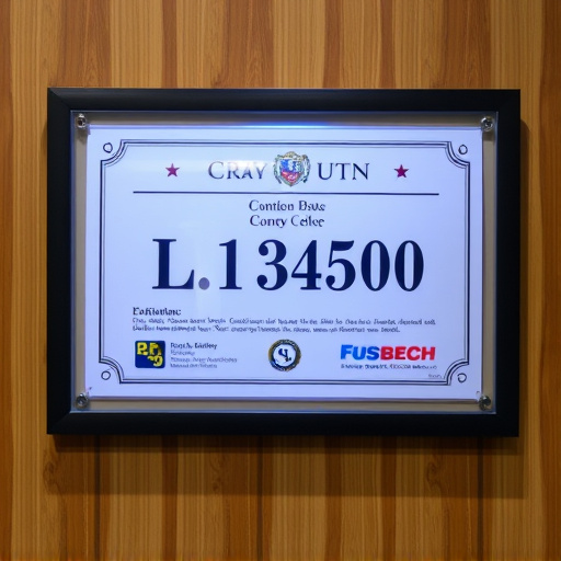 License Display,Certification Wall