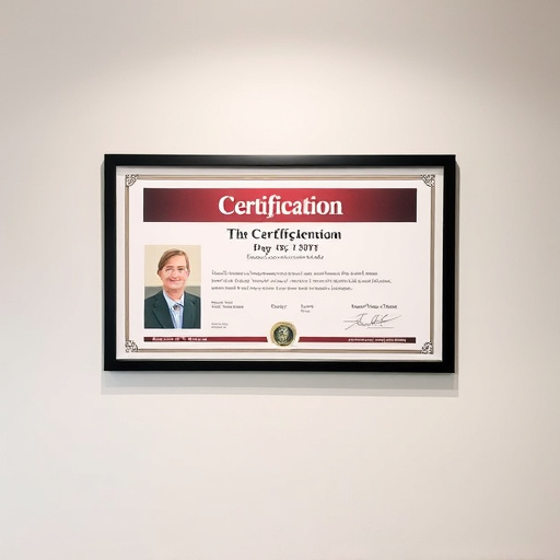 License Display,Certification Wall