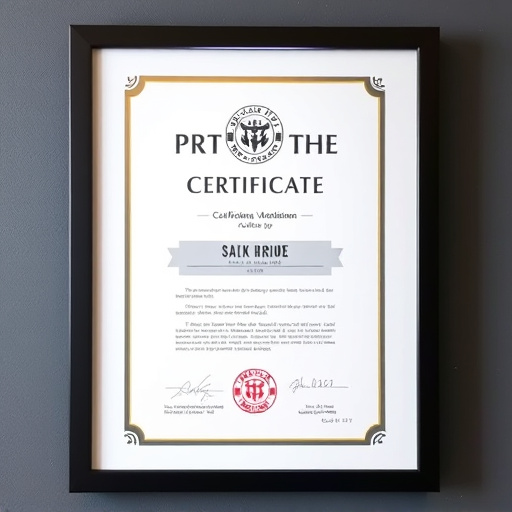 License Display,Certification Wall