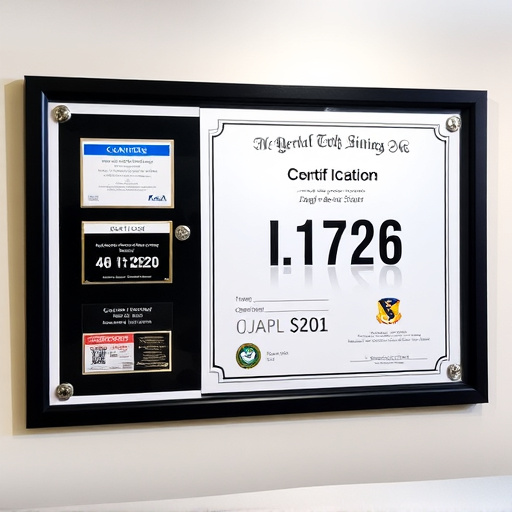 License Display,Certification Wall