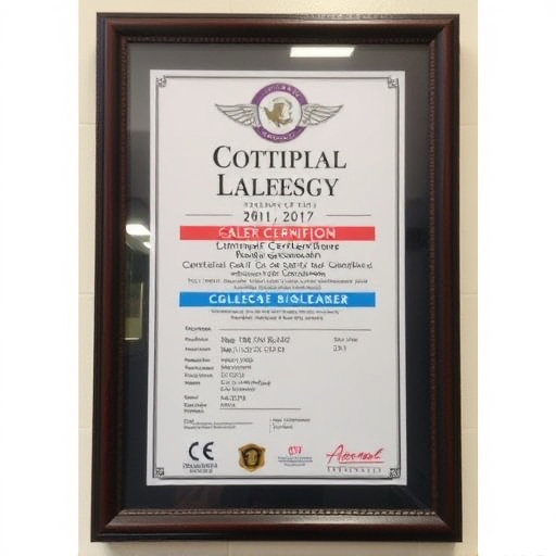 License Display,Certification Wall