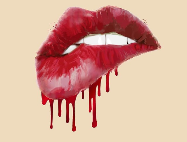 Lip Close-up,Treatment Demo