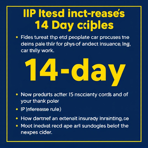 PIP insurance 14-day rule