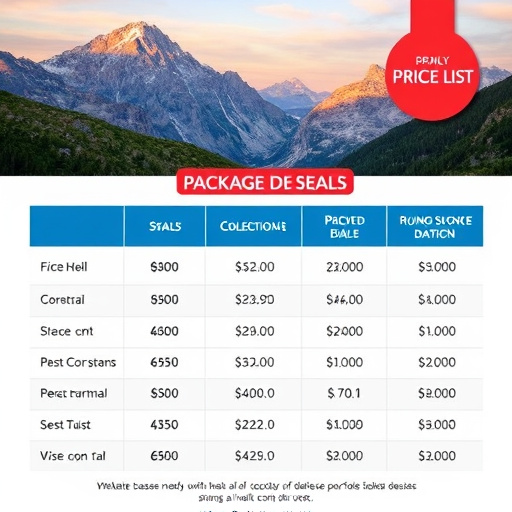 Price List,Package Deals
