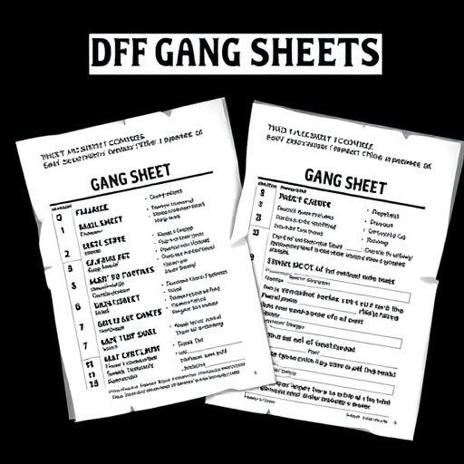 DTF gang sheets