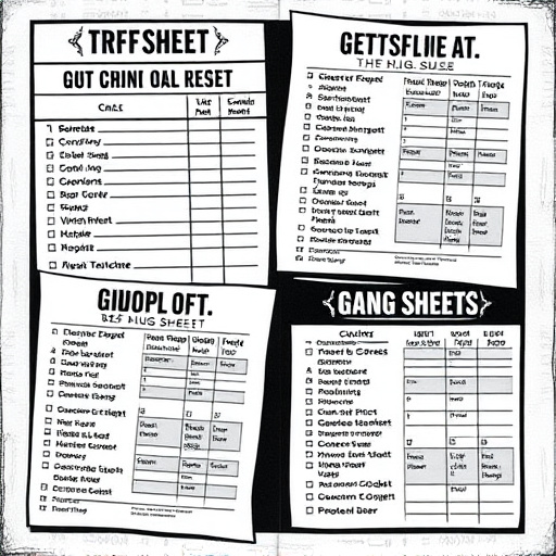 DTF gang sheets