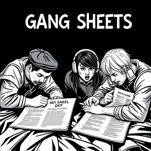 DTF gang sheets