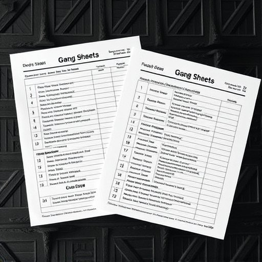 DTF gang sheets