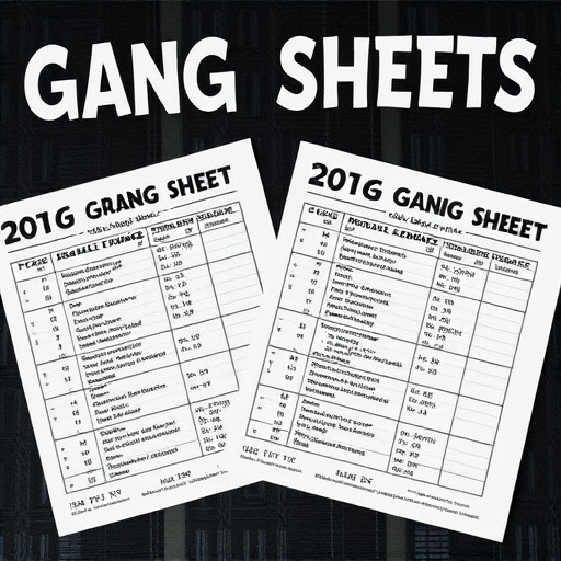 DTF gang sheets