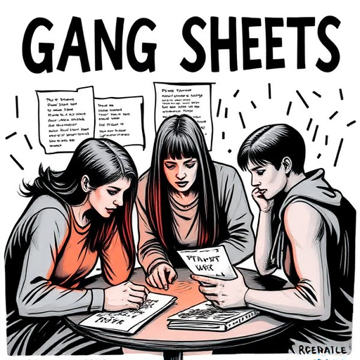 DTF gang sheets
