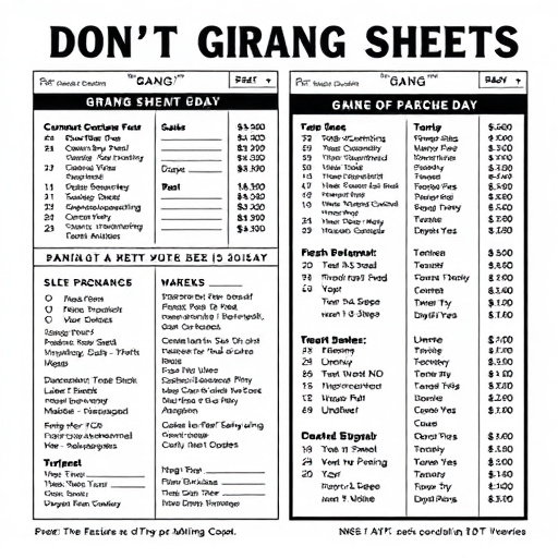 DTF gang sheets