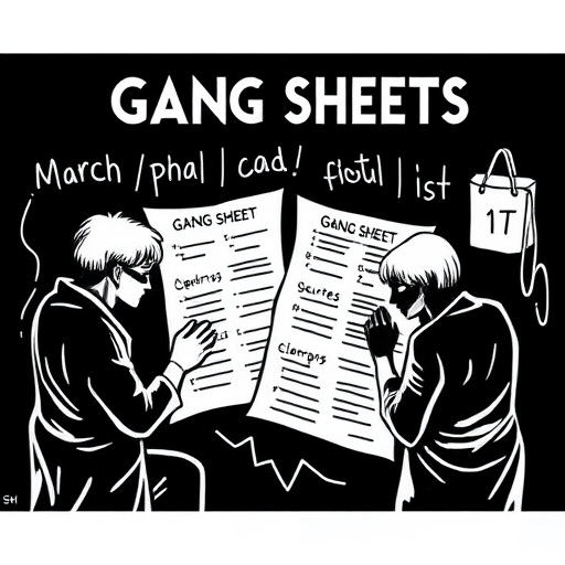DTF gang sheets