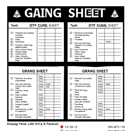 DTF gang sheets