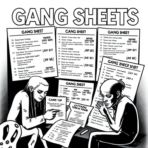 DTF gang sheets