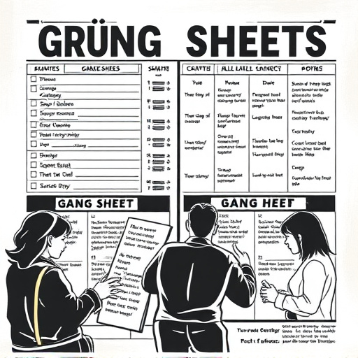 DTF gang sheets