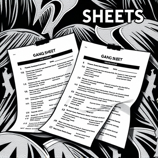 DTF gang sheets