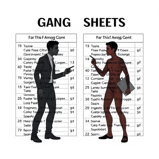 DTF gang sheets