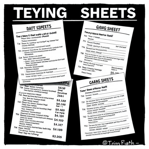 DTF gang sheets
