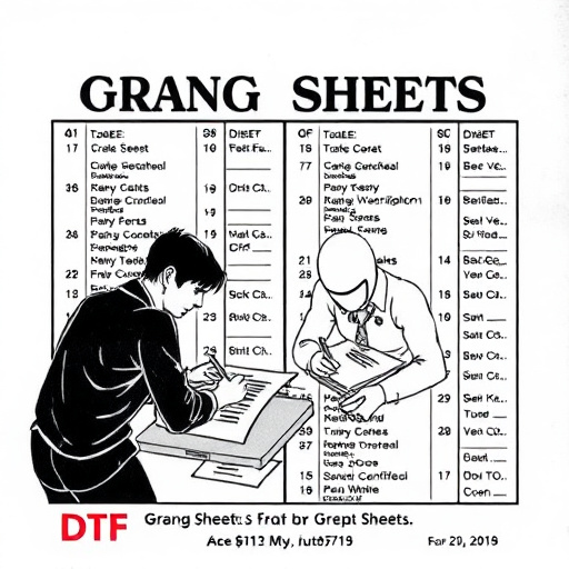 DTF gang sheets