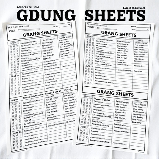 DTF gang sheets