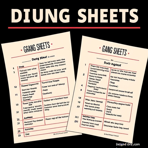 DTF gang sheets