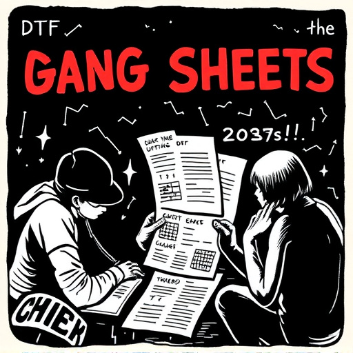 DTF gang sheets