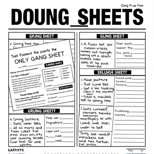 DTF gang sheets