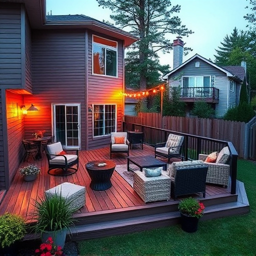 backyard deck