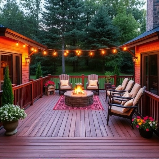 backyard deck