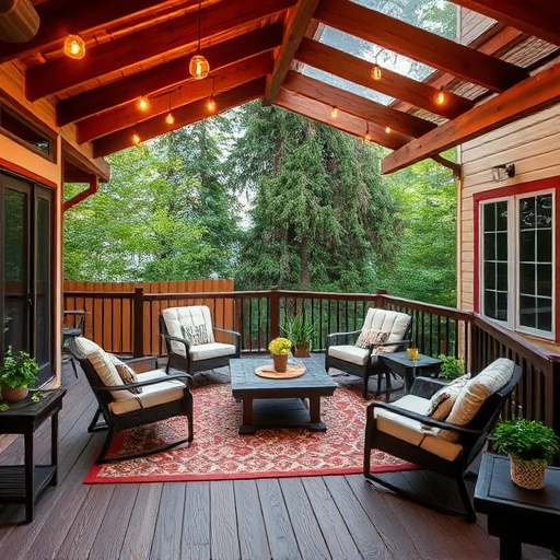 backyard deck