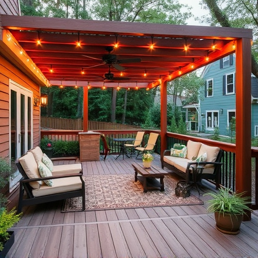 backyard deck