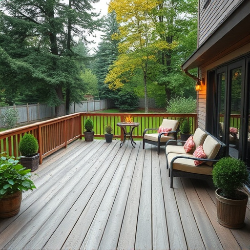 backyard deck