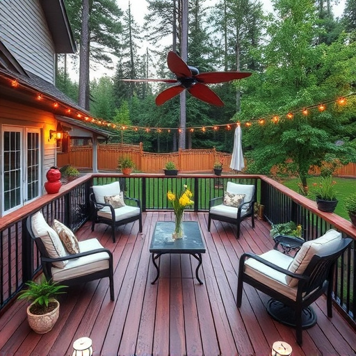 backyard deck
