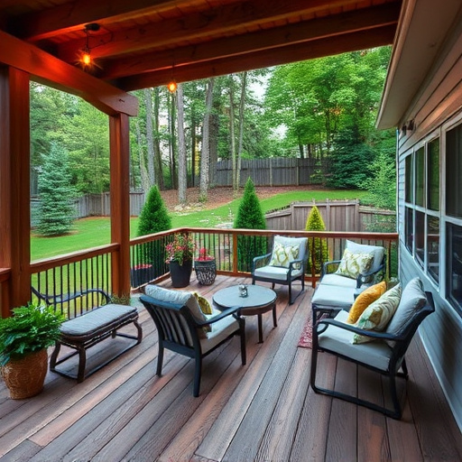backyard deck