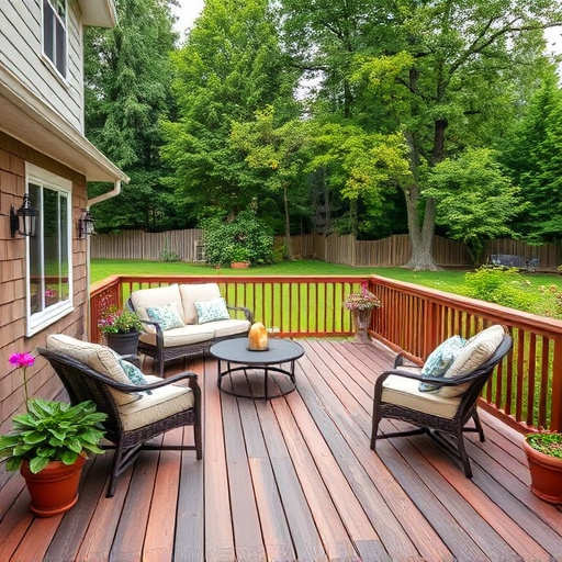 backyard deck